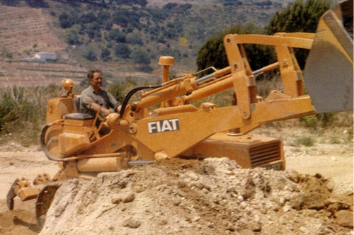 Pere Famada con la
        FL8 en los aos 70